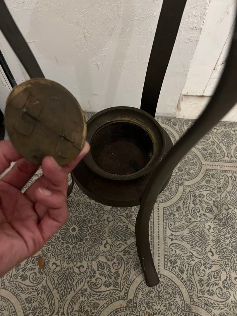 キャンドルスタンド　灯籠　アンティーク　インダストリアル