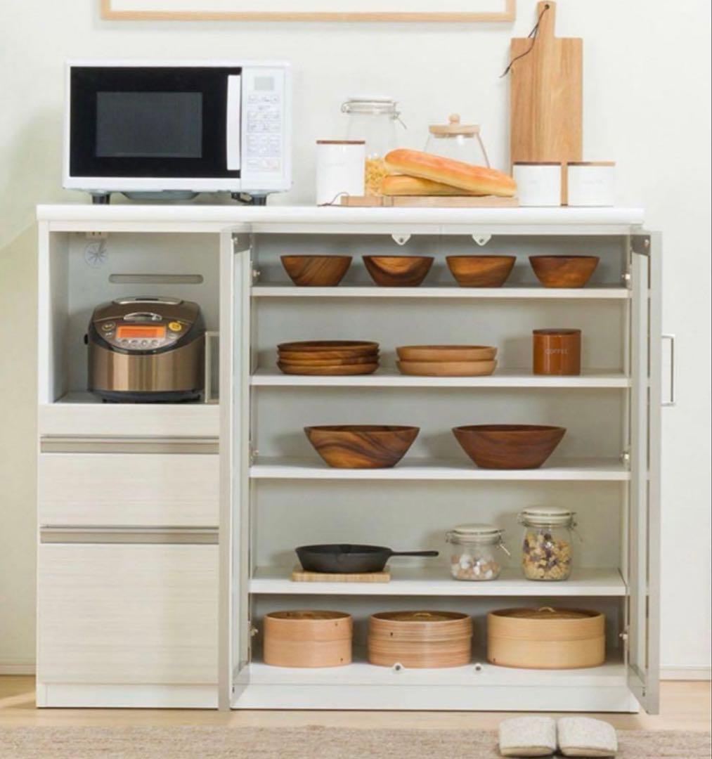 【年末セール】ニトリ Nポスティア カップボード キッチンカウンター