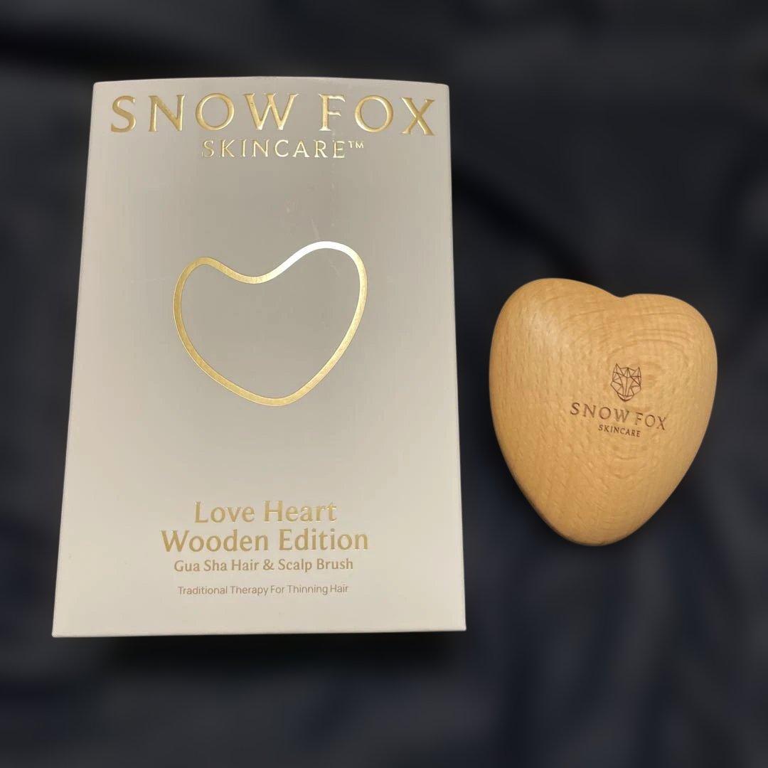 ヘアブラシ・コーム  FOX SKINCARE Love Heart Wooden