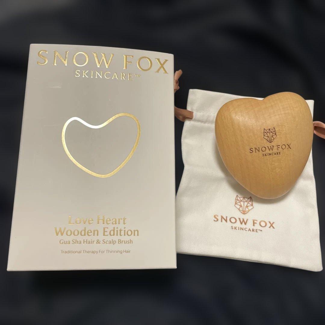 ヘアブラシ・コーム  FOX SKINCARE Love Heart Wooden