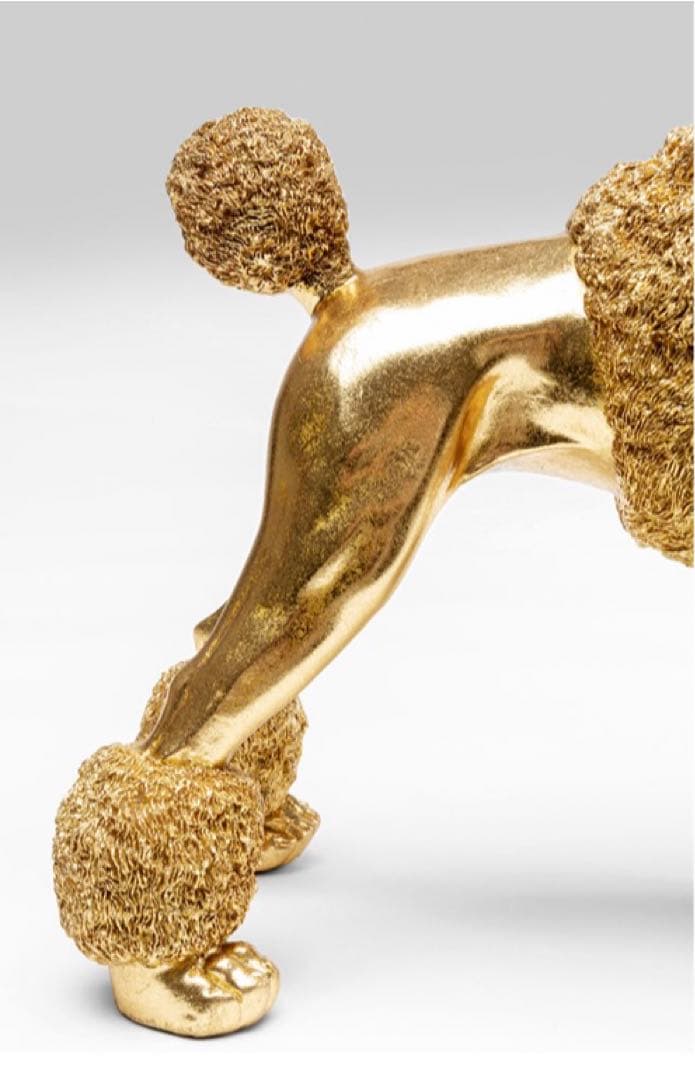 KARE ゴールド　ミセスプードル　豪華なデコフィギュア