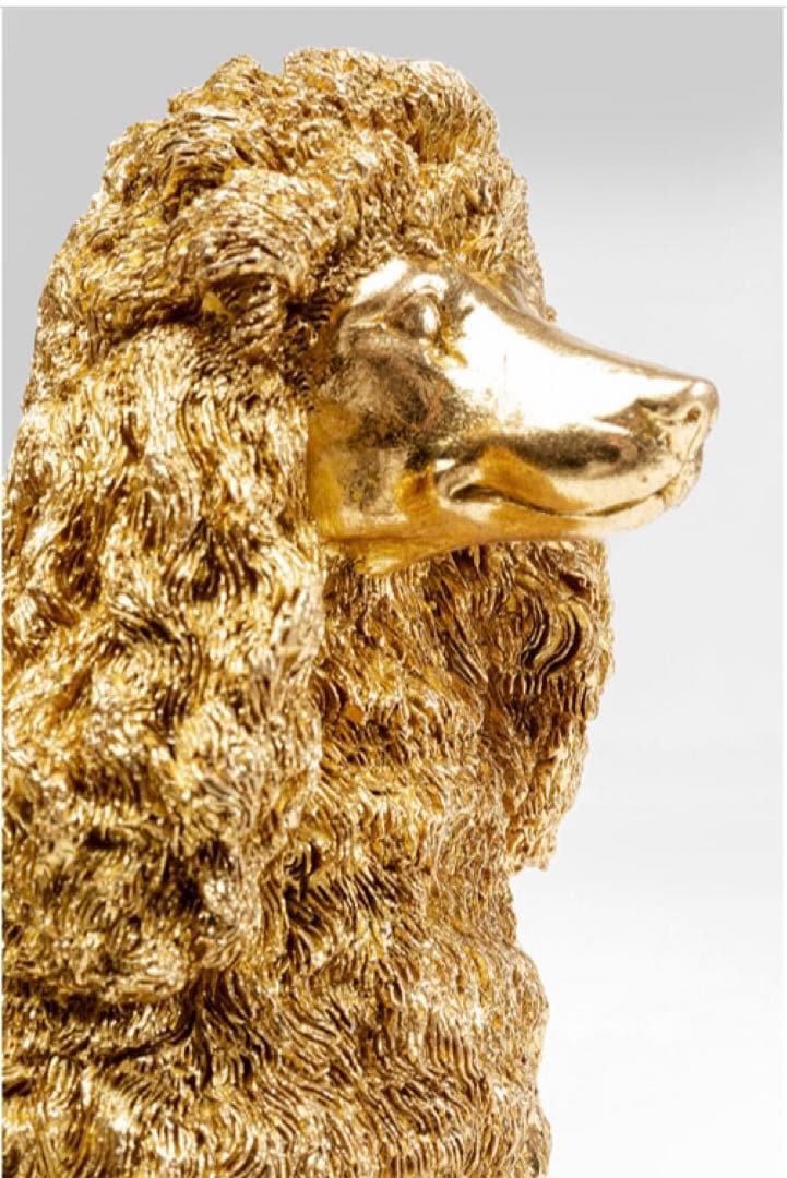 KARE ゴールド　ミセスプードル　豪華なデコフィギュア