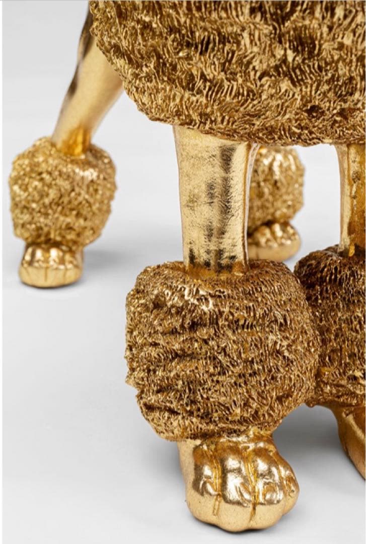 KARE ゴールド　ミセスプードル　豪華なデコフィギュア