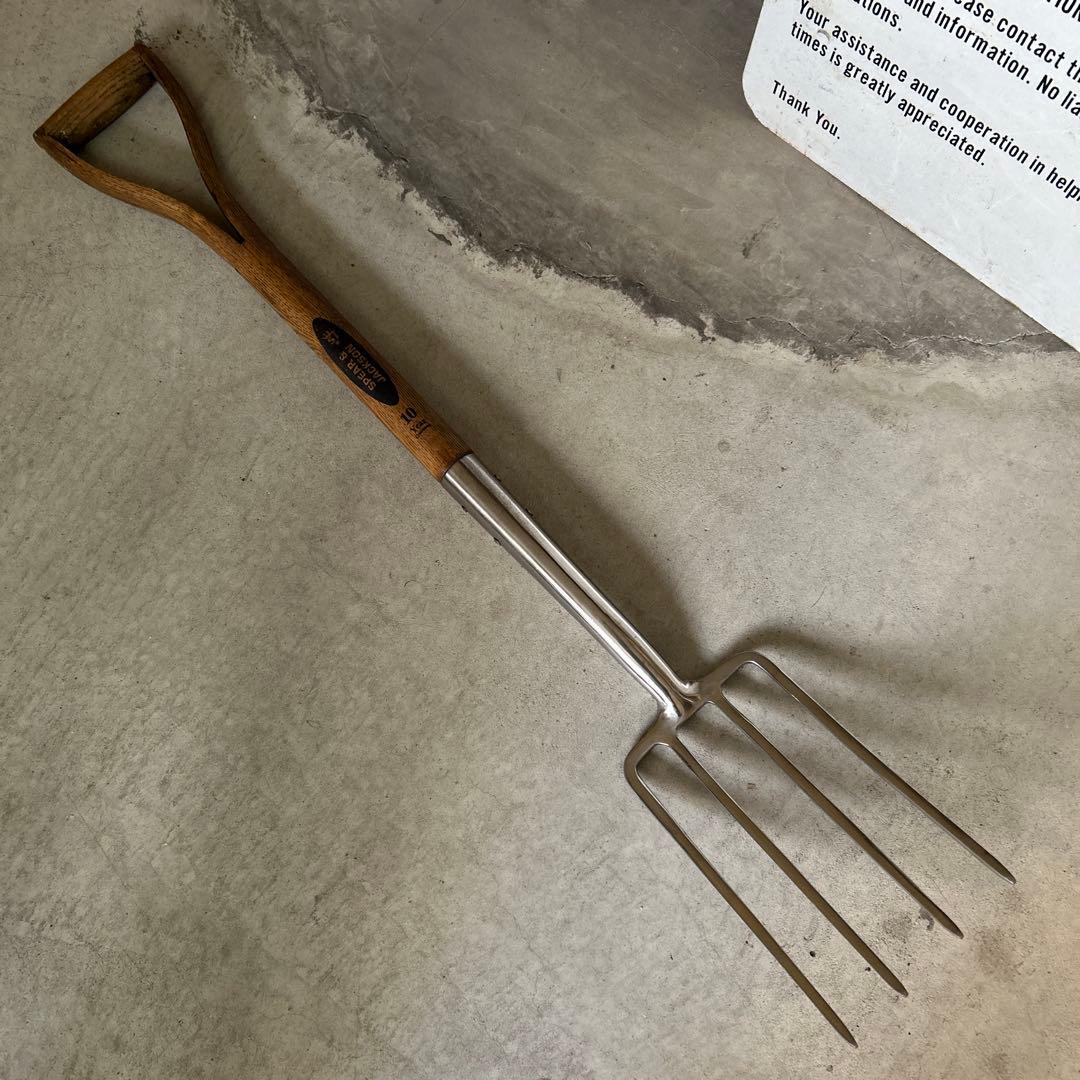 英国 SPEAR&JACKSON スピアジャクソン ロングフォーク ガーデニング