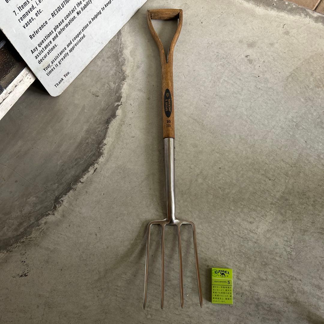 英国 SPEAR&JACKSON スピアジャクソン ロングフォーク ガーデニング