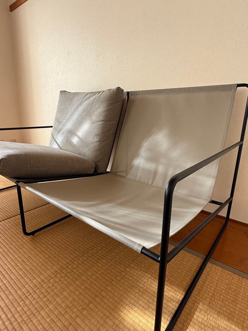 ファームリビング｜Desert Sofa 2シーター グレー 2人掛けソファ