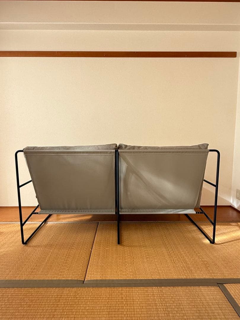 ファームリビング｜Desert Sofa 2シーター グレー 2人掛けソファ