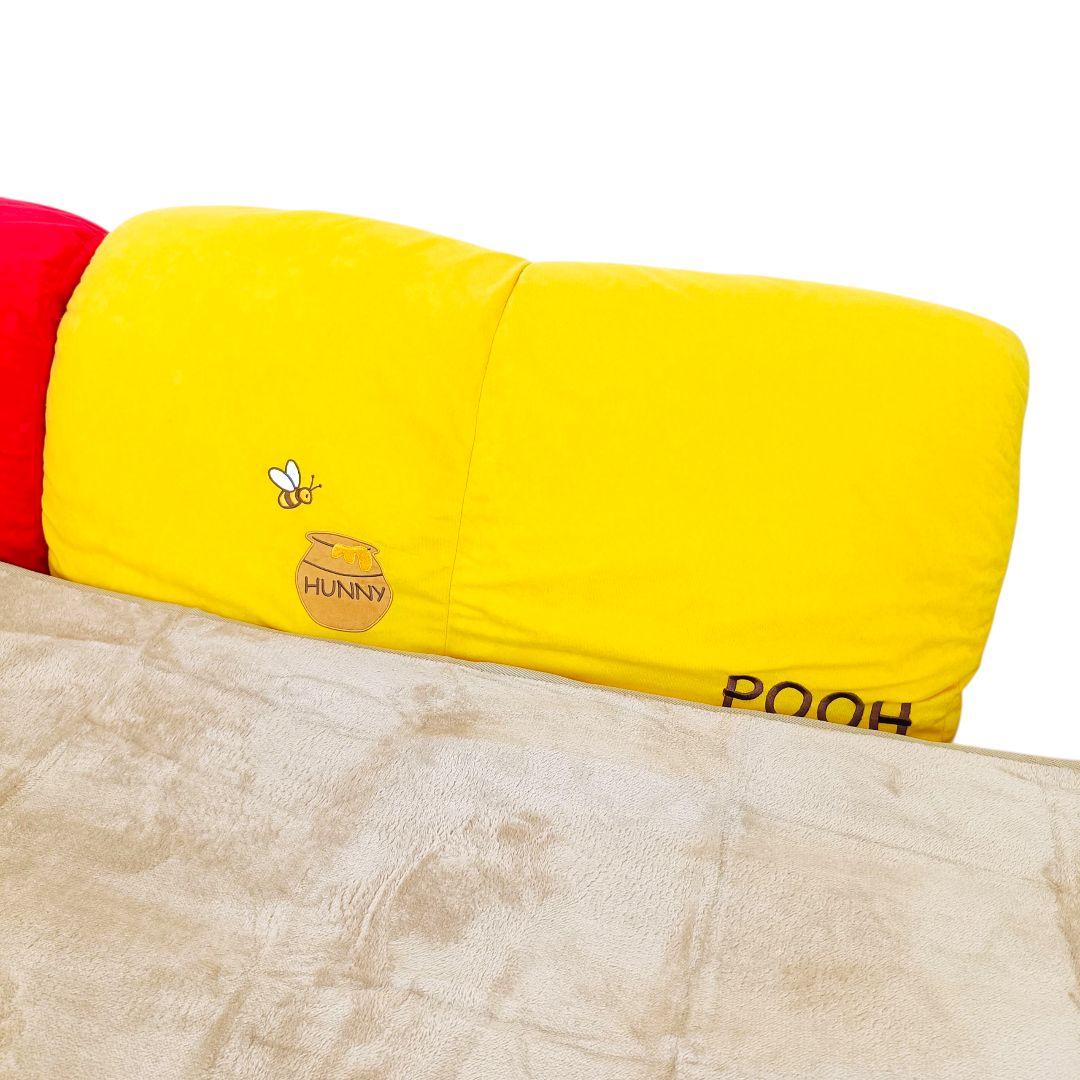 【1/2】ベルメゾン グータラグ くまのプーさん コーナーローソファーセット