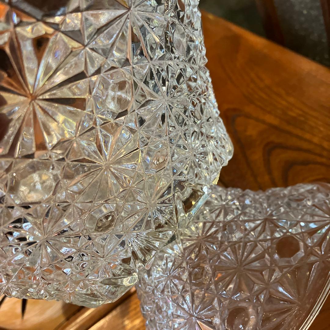 アンティーク　コンポート　ガラス