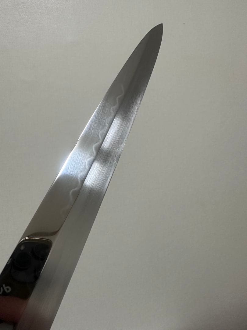 玄海正国　水本焼　白ニ　柳刃　330mm