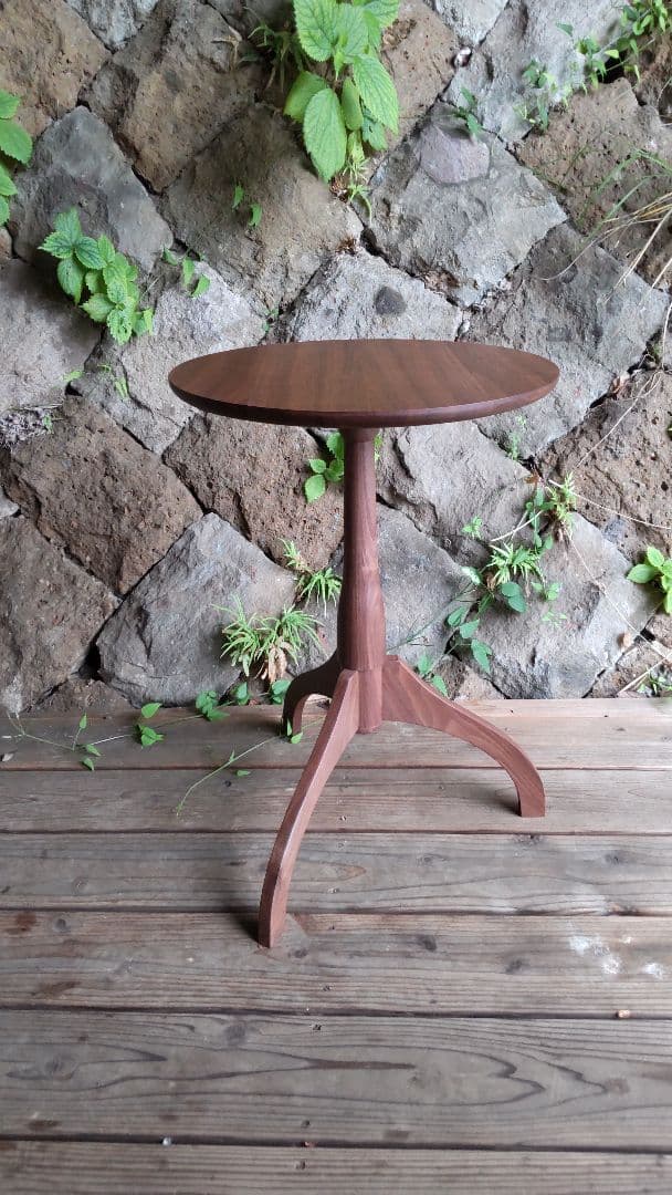 【セール】サイドテーブル ブラックウォールナット