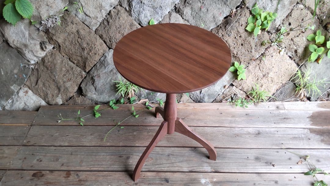 【セール】サイドテーブル ブラックウォールナット