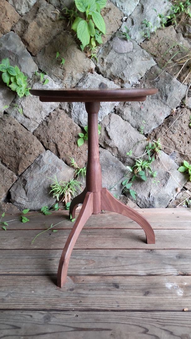 【セール】サイドテーブル ブラックウォールナット