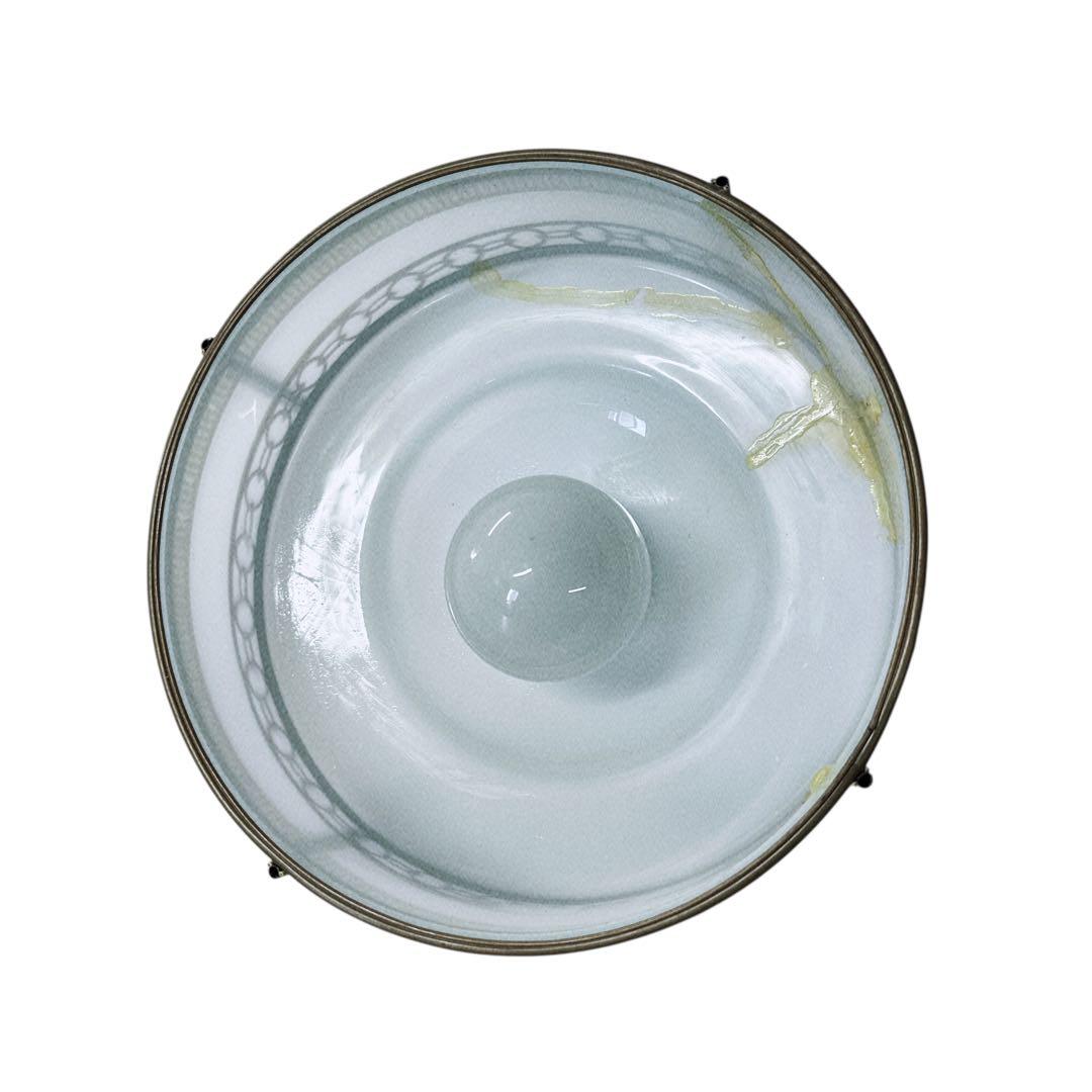 大正レトロ　電笠　乳白ガラス　昭和レトロ　照明　3点セット　現状品