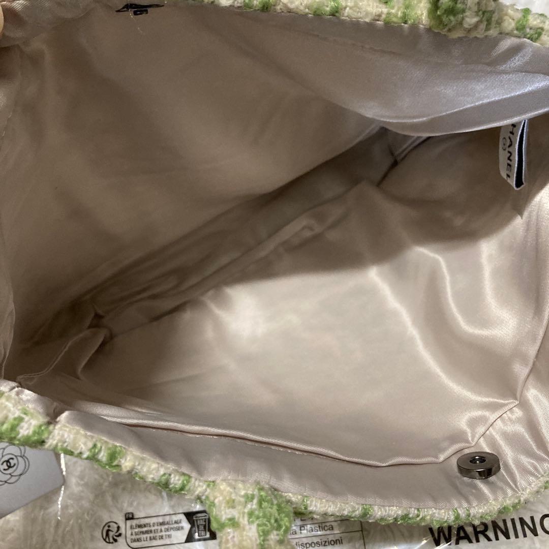 CHANEL ツイードトートバッグ　スパンコール