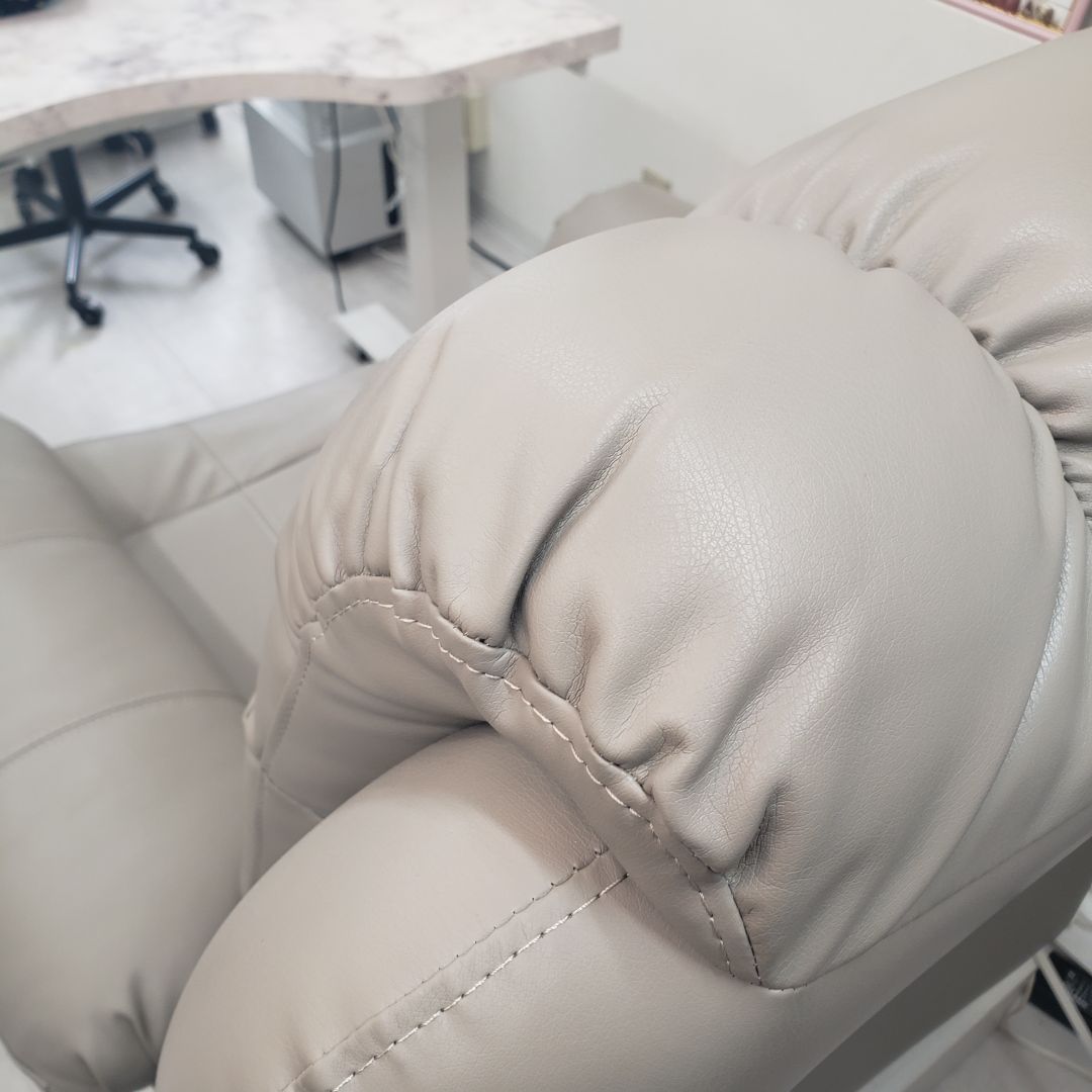 4点セット電動ラウンジチェア SHIFFONJr(シフォンジュニア) グレージュ