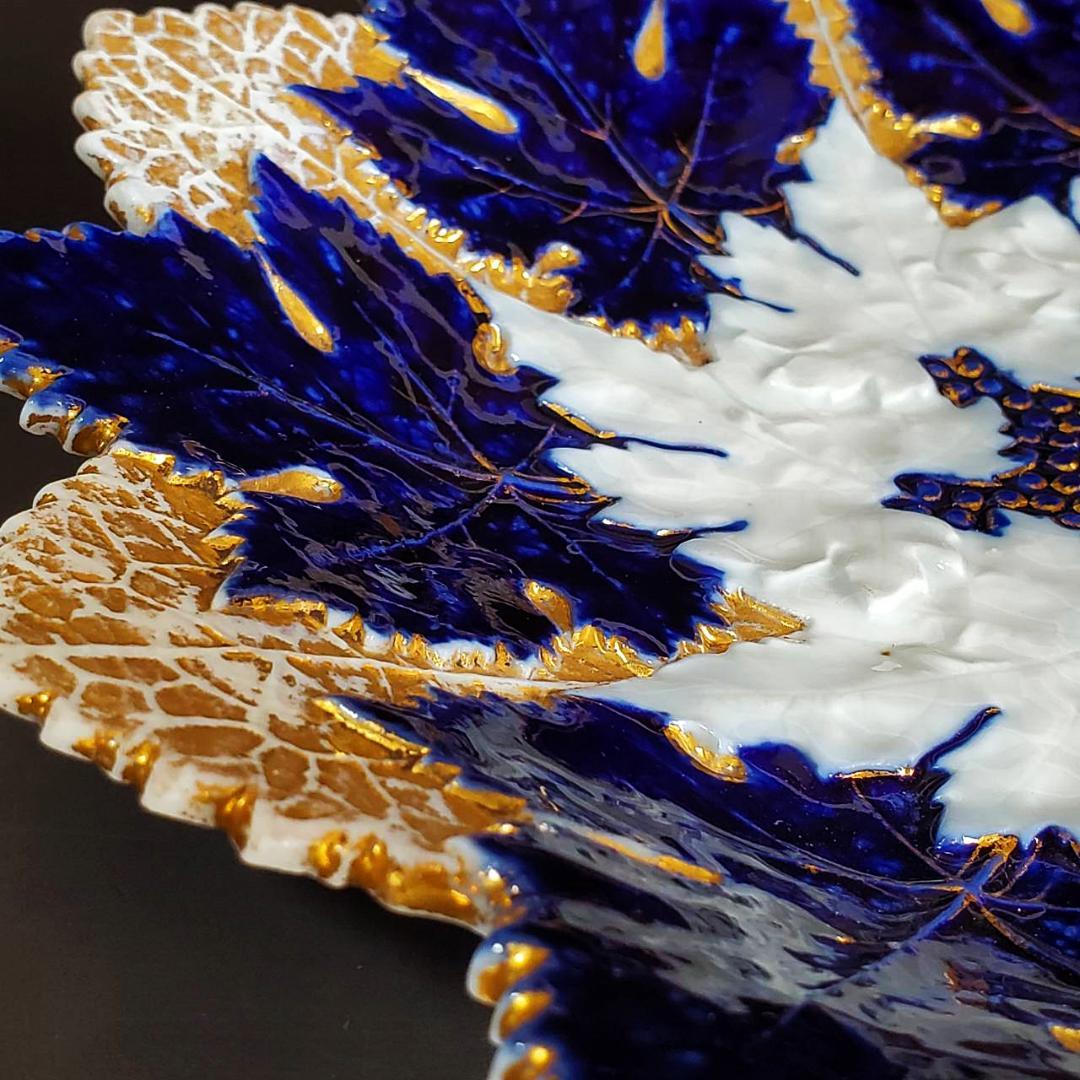 Meissen（マイセン 1825～1924 コバルト金彩 プレート 26.5㎝ - メルカリ