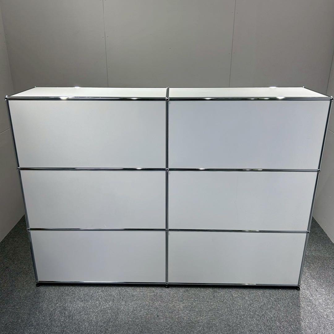 【美品】USM Haller キャビネット2列3段 ピュアホワイト