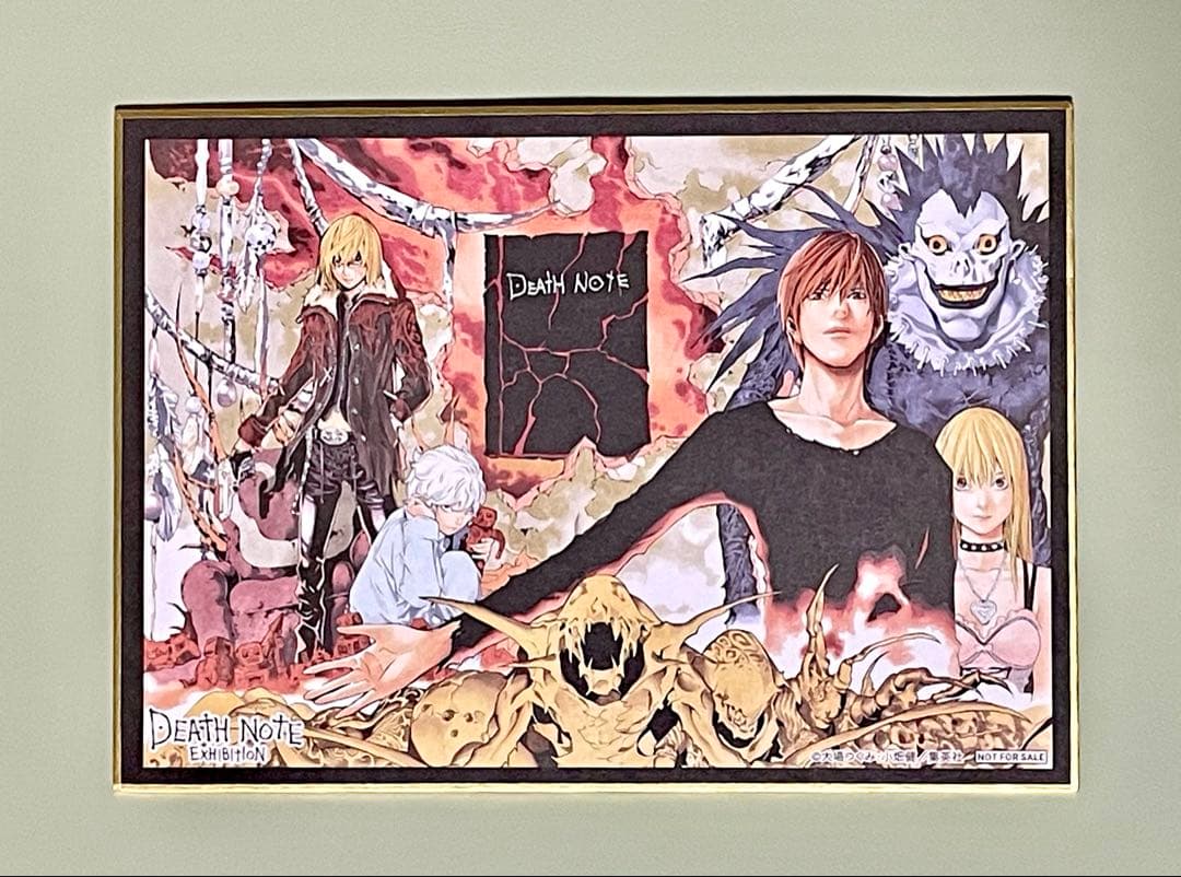 DEATH NOTE デスノート展 入場特典ミニ色紙 - メルカリ