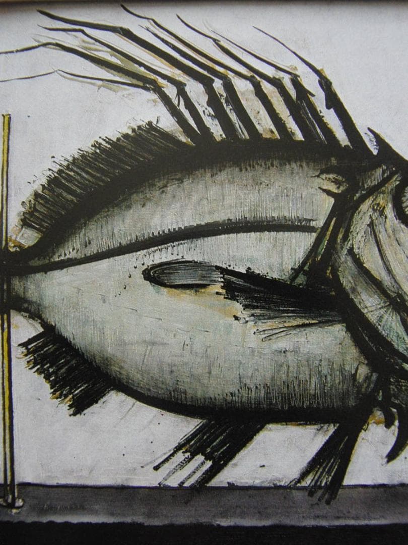 ベルナール・ビュッフェ【LE MUSEUM-Poisson vert】