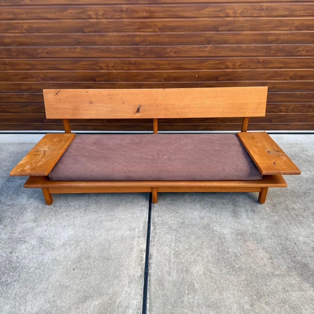 美品 飛騨産業 森のことば 3P ソファ オーク 購入価格38万