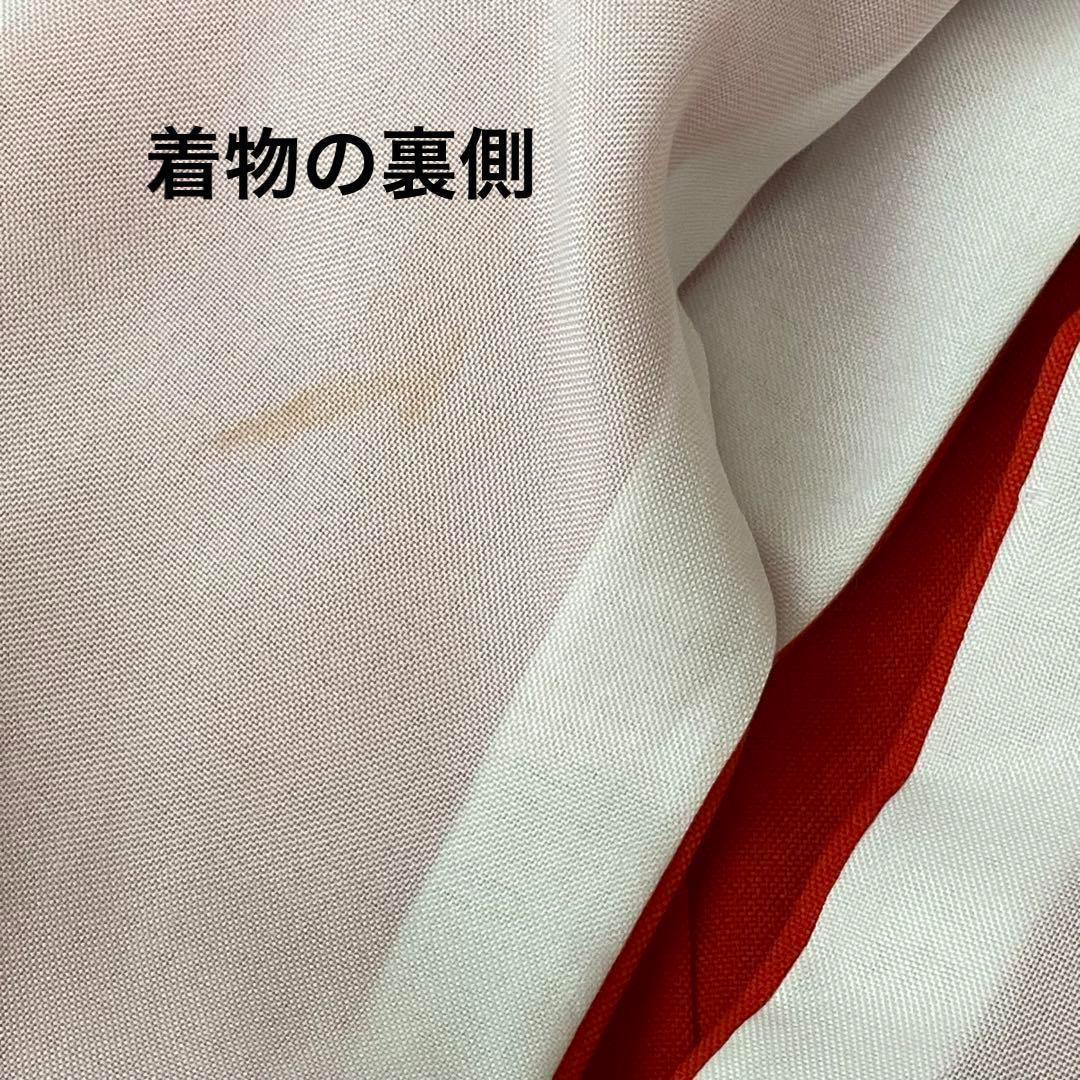 【着物と帯 時流】199ys◆3才女着物+袴+長襦袢バッグ髪飾り半幅帯6点セット