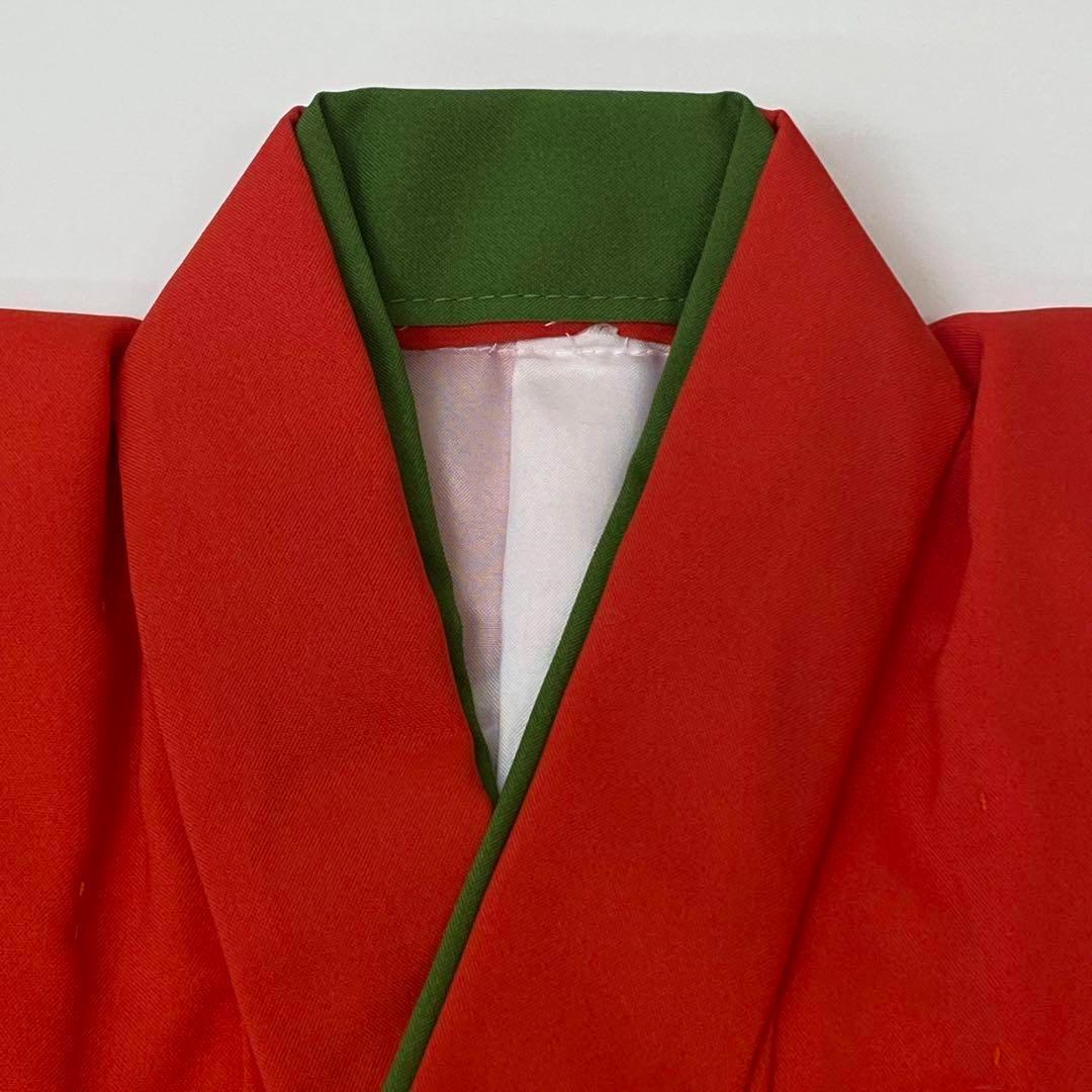 【着物と帯 時流】199ys◆3才女着物+袴+長襦袢バッグ髪飾り半幅帯6点セット