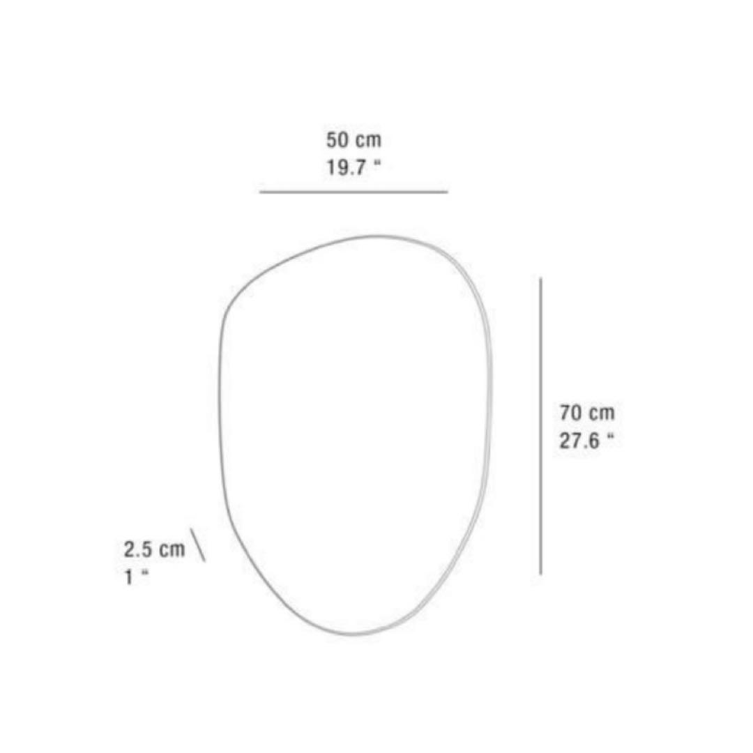 HR547 ZARA イレギュラー ウォールミラー小