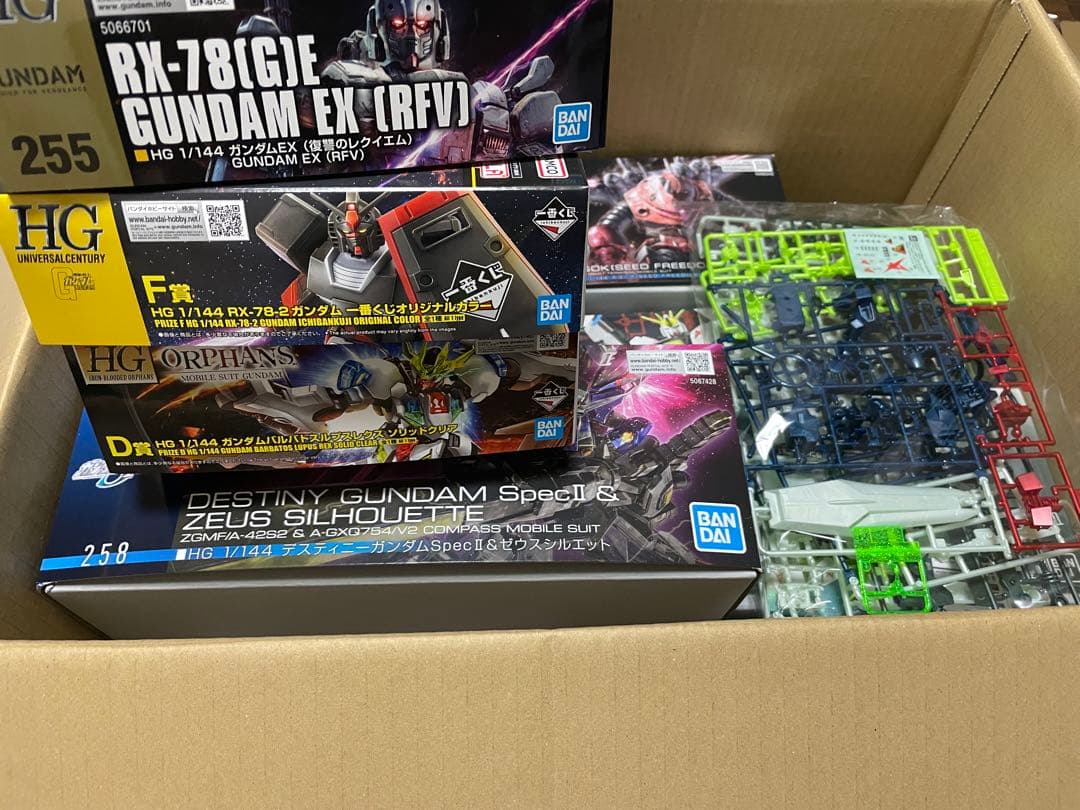 ガンプラ　デスティニーガンダムSPECⅡ チタニウムフィニッシュ　HG RG 他