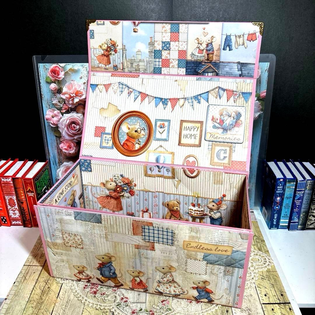 504新✨スタンペリアFamilyおすそ分け収納ボックス （折りたたみ式