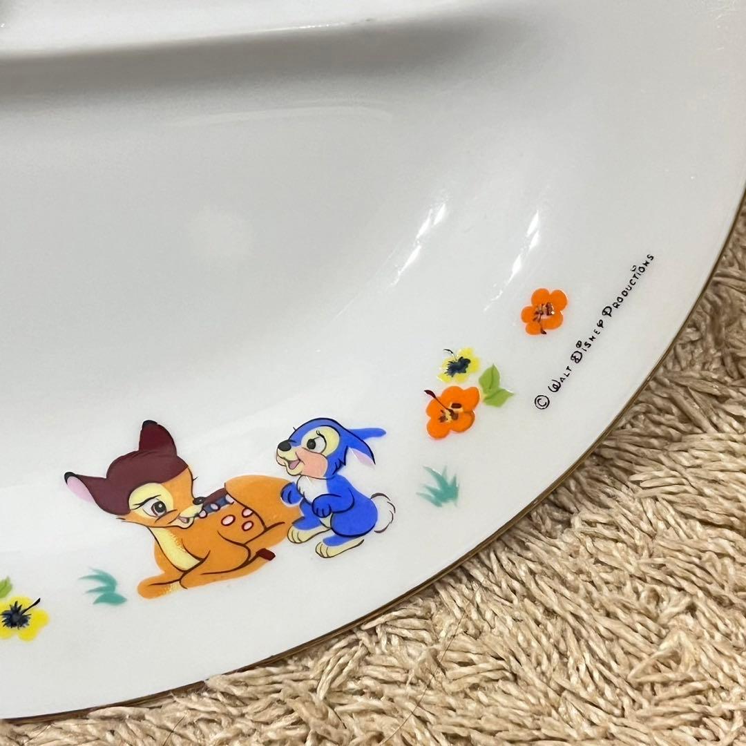 希少！レトロ Disney バンビ 食器 ランチプレートマグカップ sango