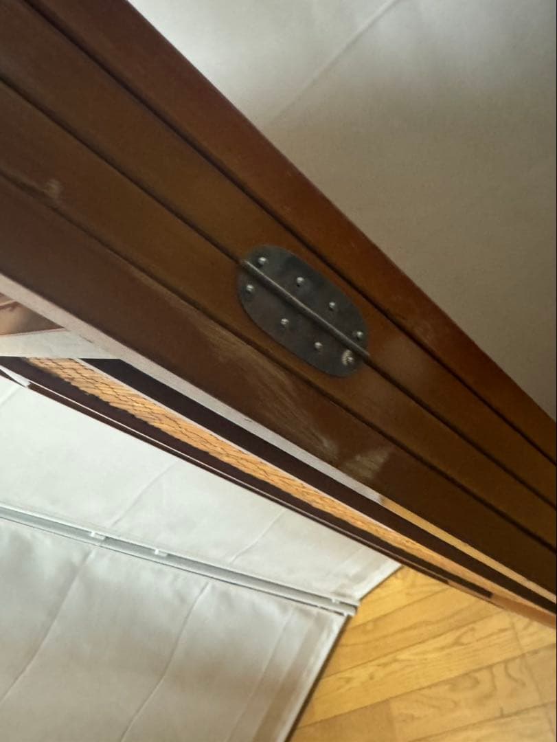 衝立 間仕切り パーテーション 4連 透かし彫り 昭和レトロ アンティーク