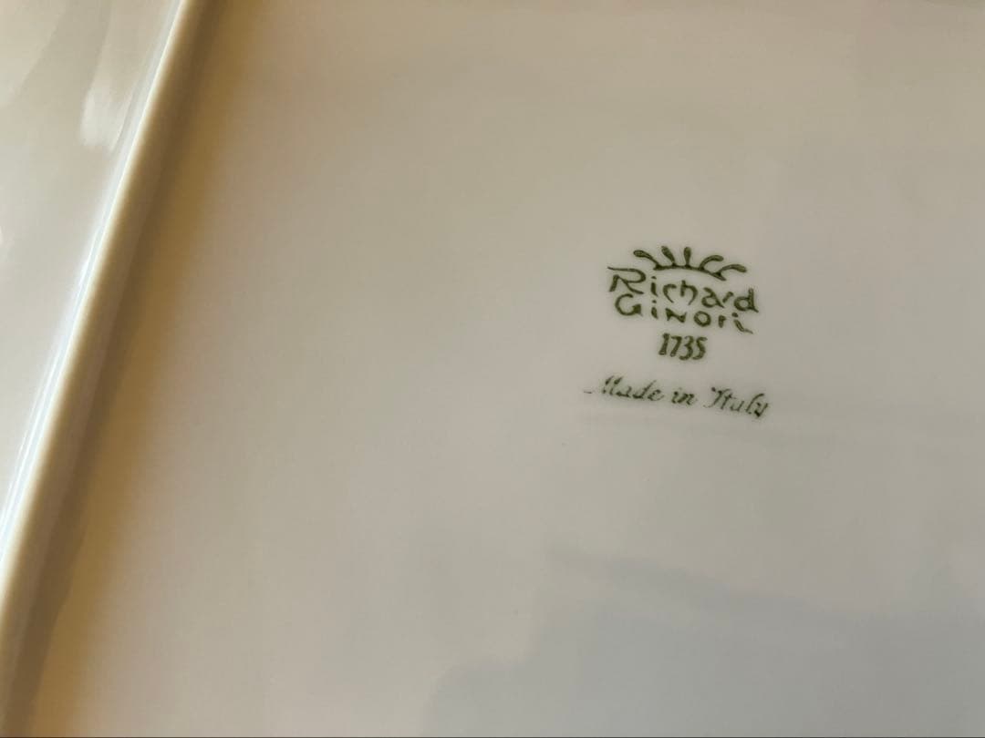 ジノリ ベッキオホワイト22.5スクエアプレート×4