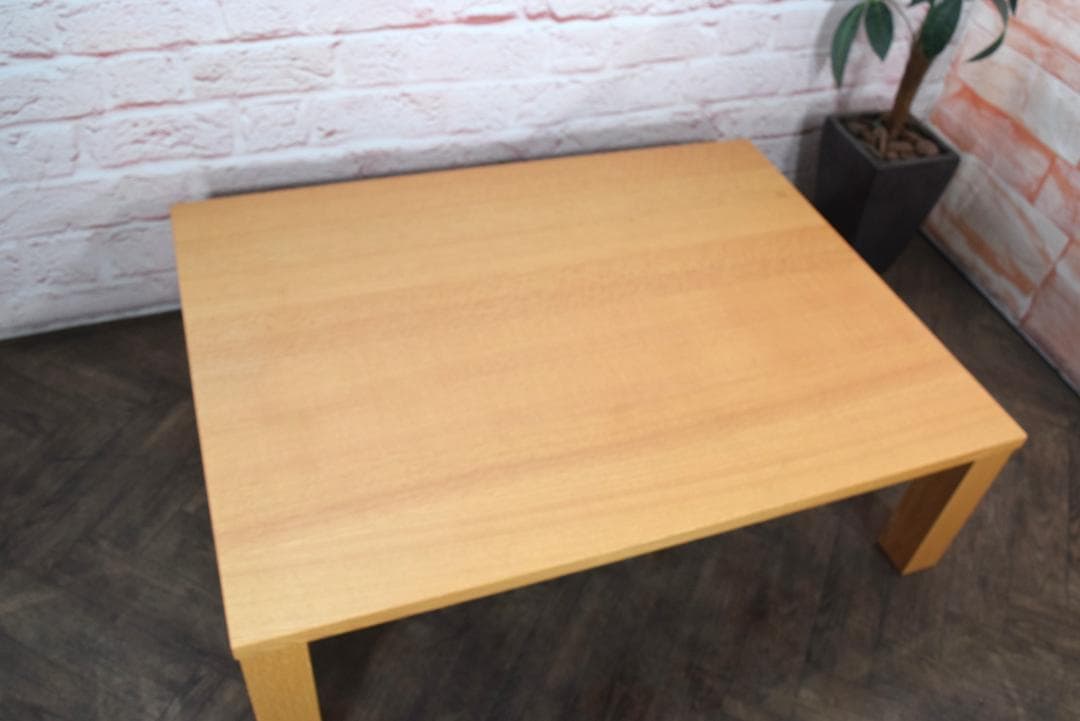 展示品 KASHIWA/柏木工 座卓 センターローテーブル オーク無垢集成材12