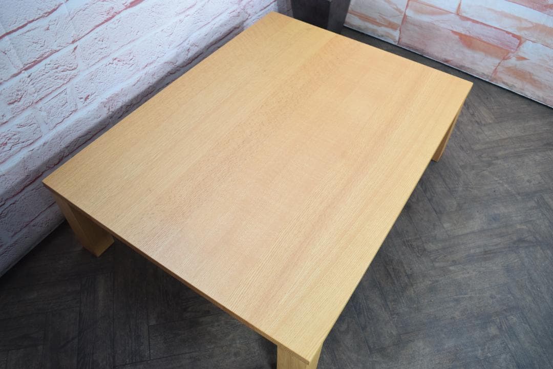 展示品 KASHIWA/柏木工 座卓 センターローテーブル オーク無垢集成材12