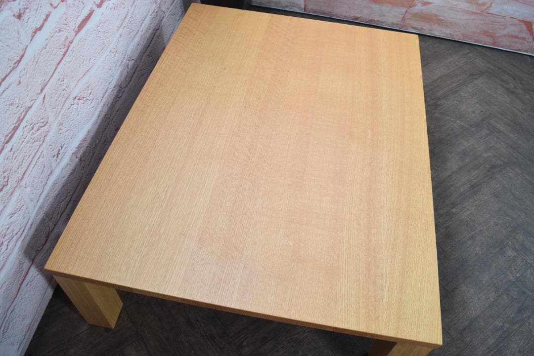 展示品 KASHIWA/柏木工 座卓 センターローテーブル オーク無垢集成材12