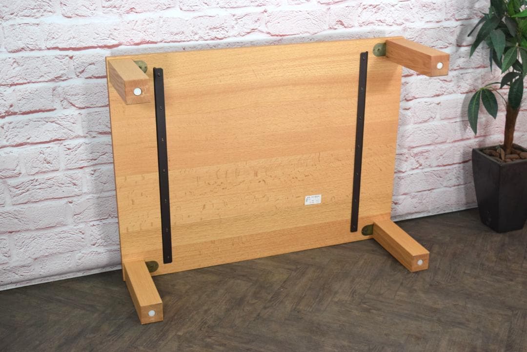 展示品 KASHIWA/柏木工 座卓 センターローテーブル オーク無垢集成材12