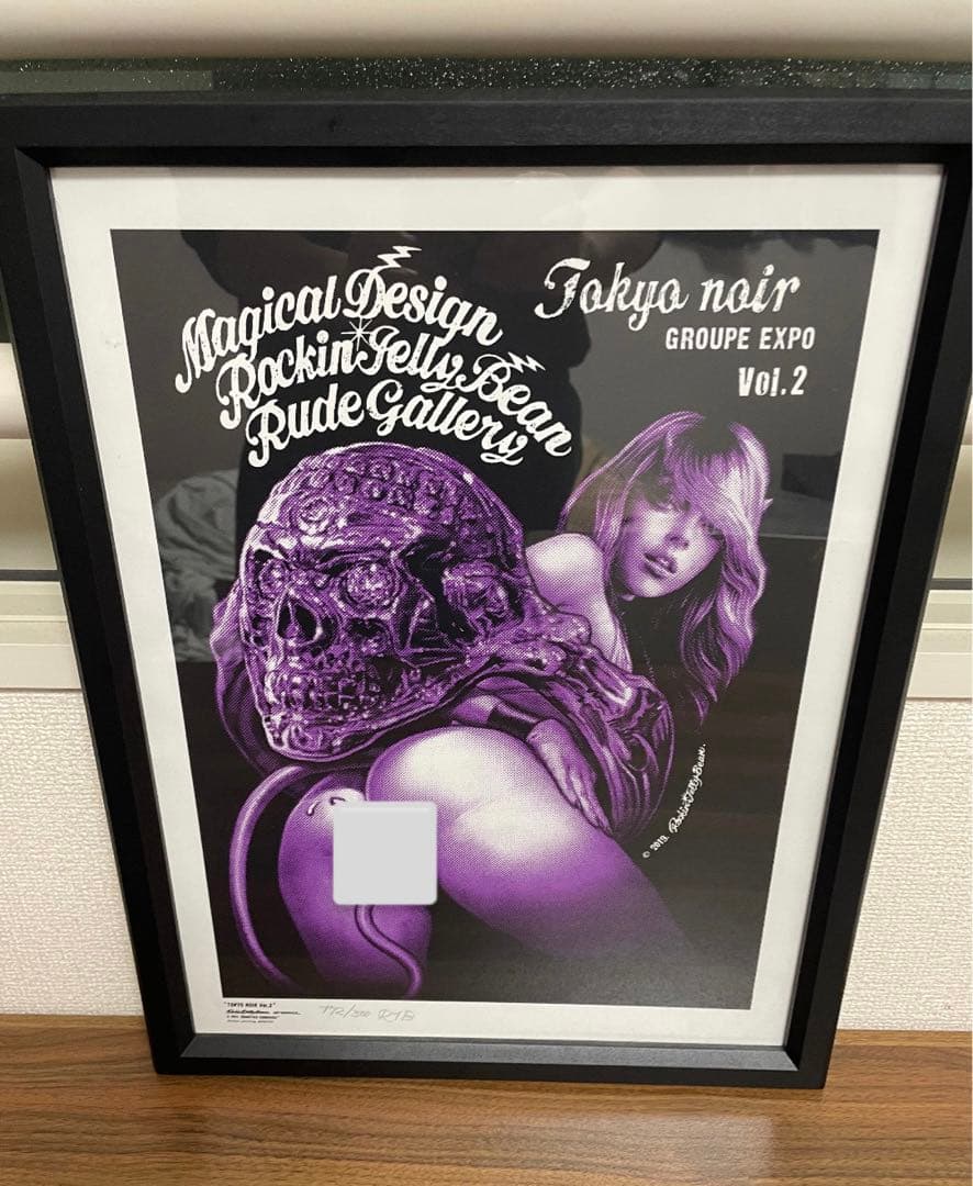 ロッキンジェリービーンTOKYO NOIR vol.2 シルクスクリーンポスター