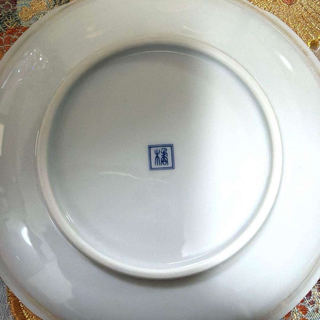 たち吉赤絵金彩八角鉢　中皿シール付きクリスタル小鉢　金彩豪華大鉢　No.4-33