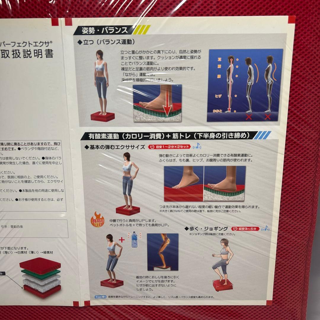 【超美品】ディノス　パーフェクトエクサ　レッド　エクササイズ