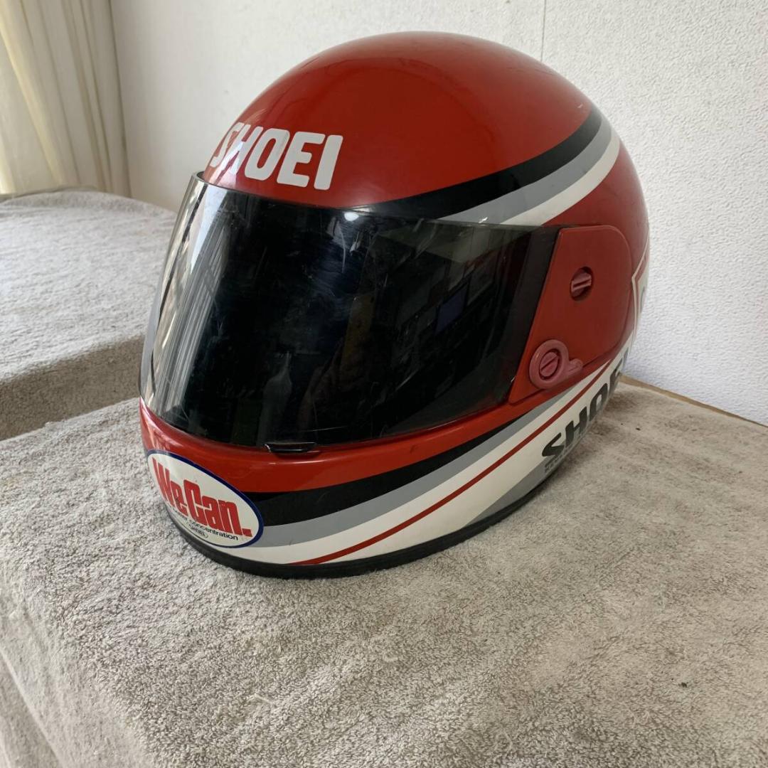 当時物SHOEI TASK FIVE 赤 フルフェイス サイズL XZ3797 - メルカリ