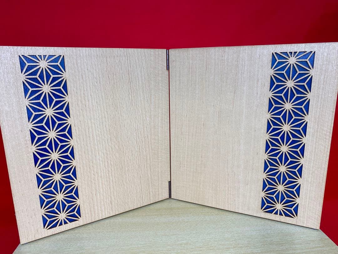 五月人形　兜飾り白木収納セット・コンパクトサイズ