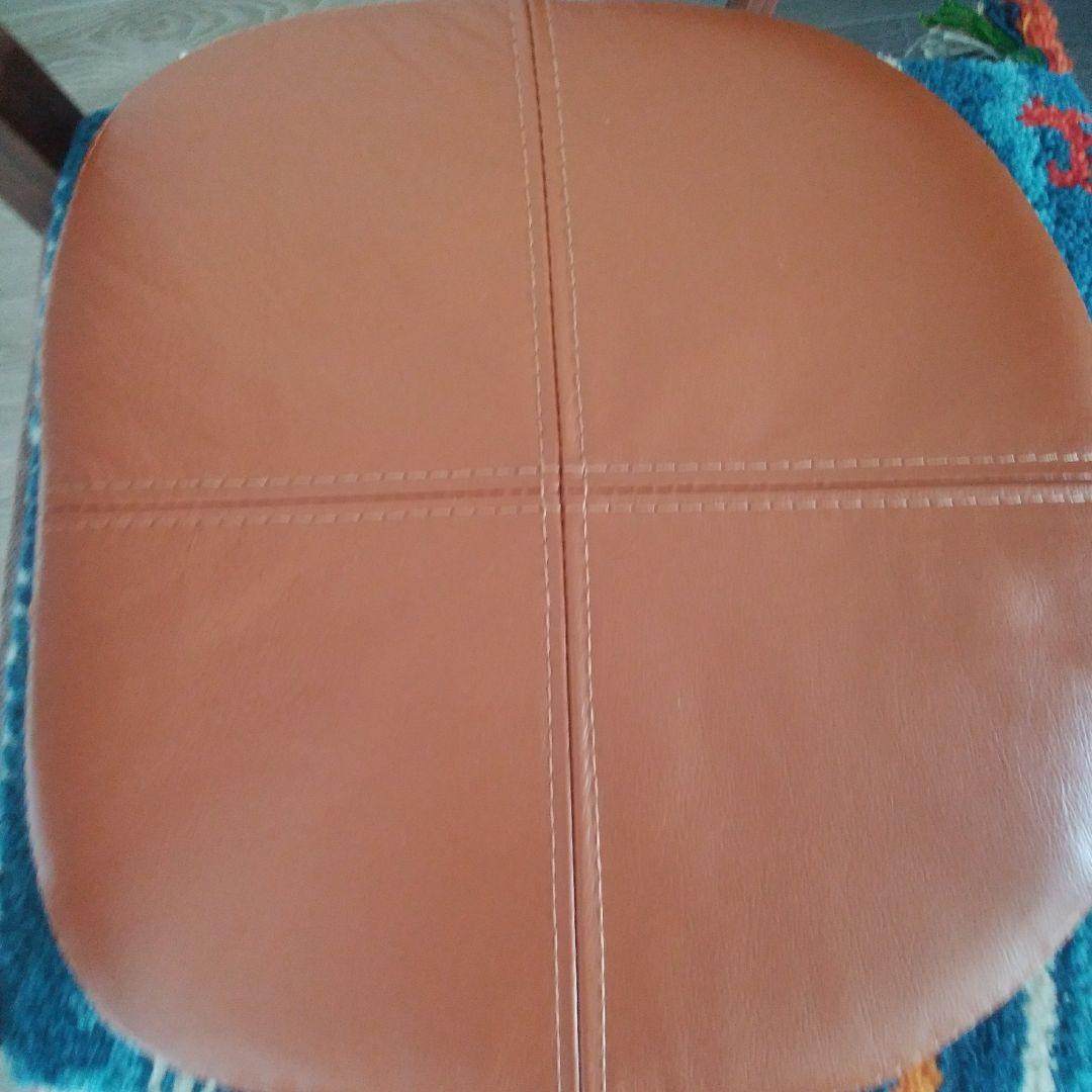 レザーチェアパッドクッション 本革 4枚セット