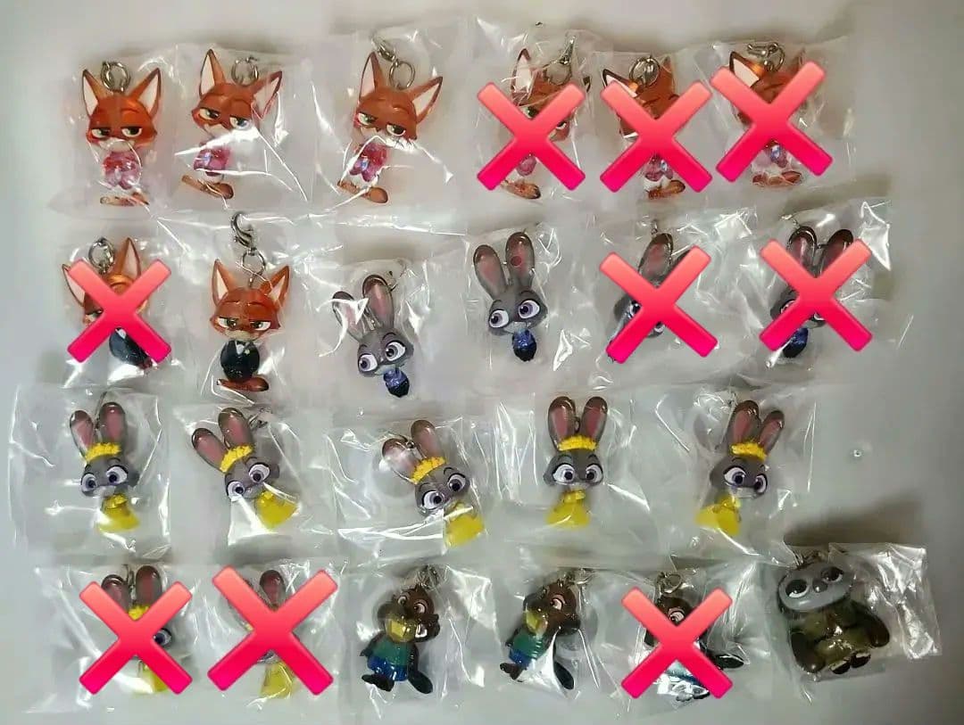 ズートピア　めじるしアクセサリー