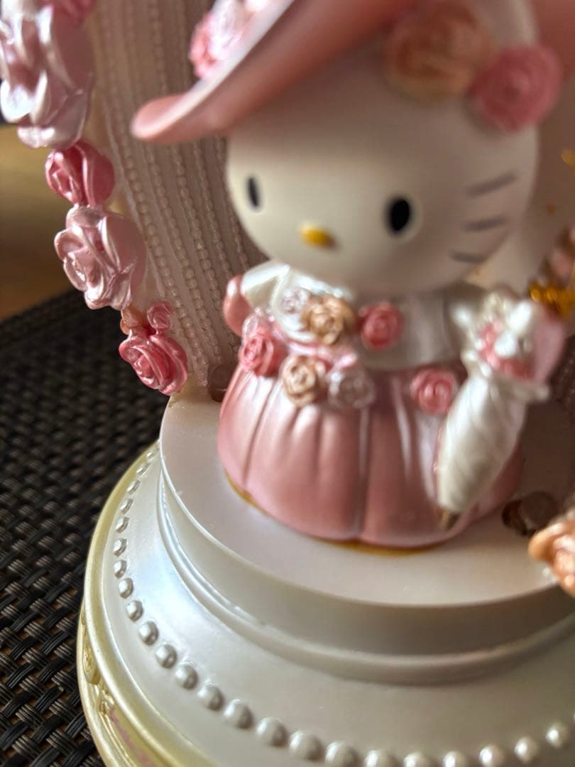 【ジャンク品】ハローキティ 30周年記念 オルゴール　加藤工芸 レア