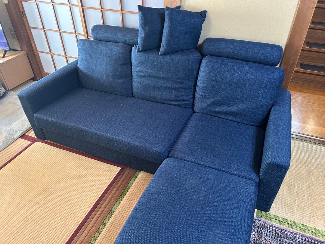 SAKODA 3Pソファ オットマン付き