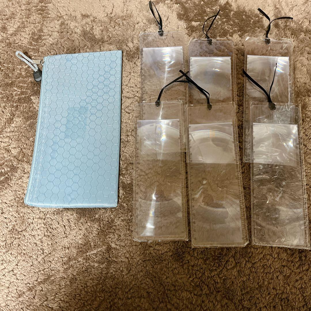 6枚フレネルレンズ 3倍 雑誌を拡大する 6ピースブックマーク 定規