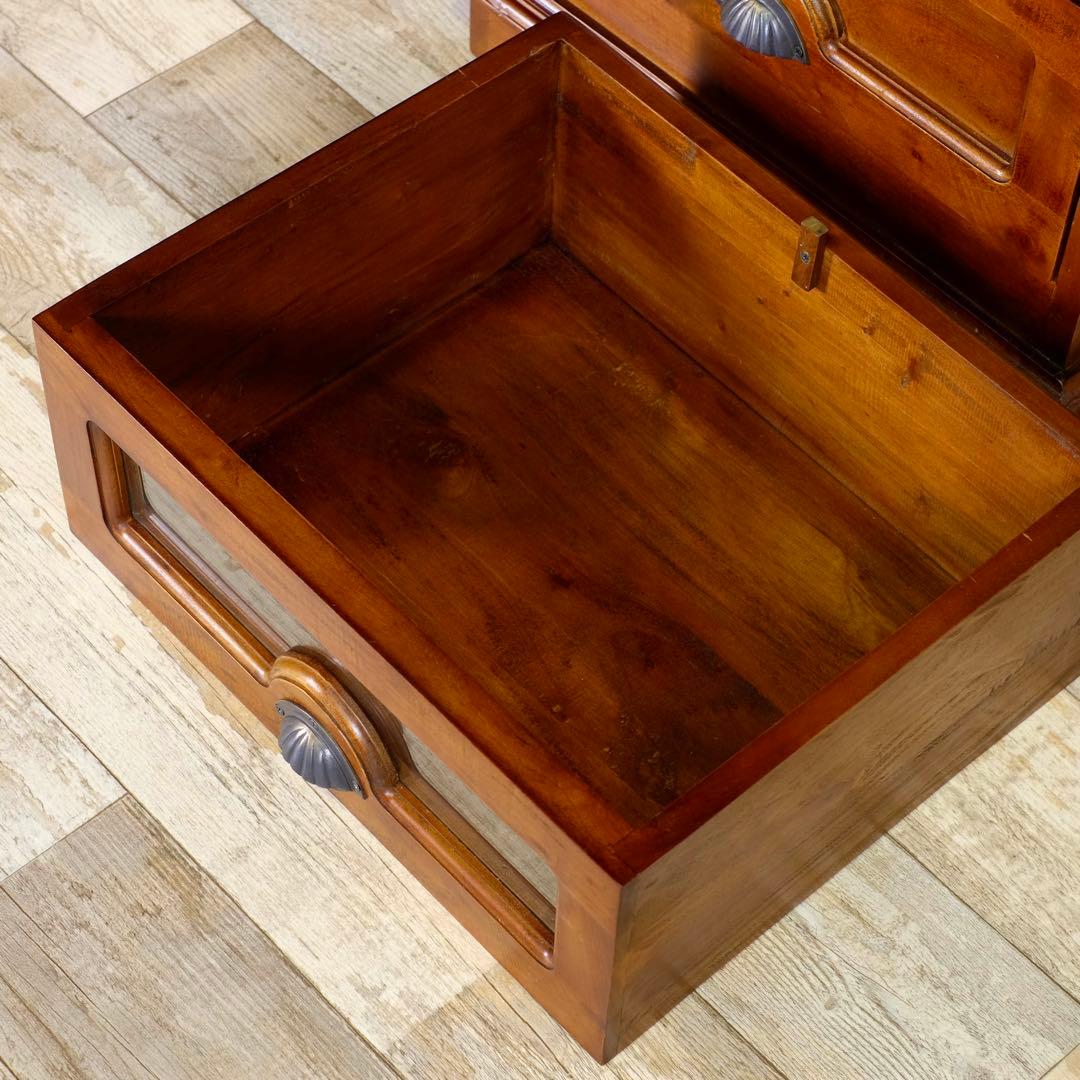 H 新品 アジアン チェスト サイドボード カントリー 収納 引き出し