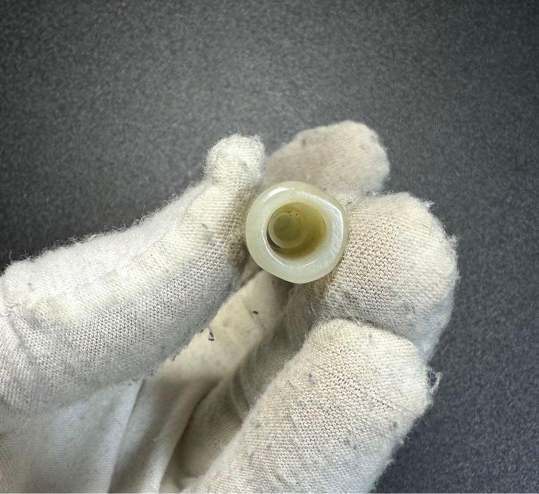 煙管 時代物 お守り 和田玉 清時代中国古美術骨董 キセル　吸口　煙管