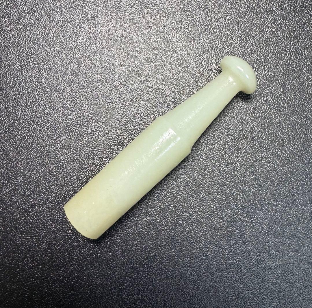 煙管 時代物 お守り 和田玉 清時代中国古美術骨董 キセル　吸口　煙管